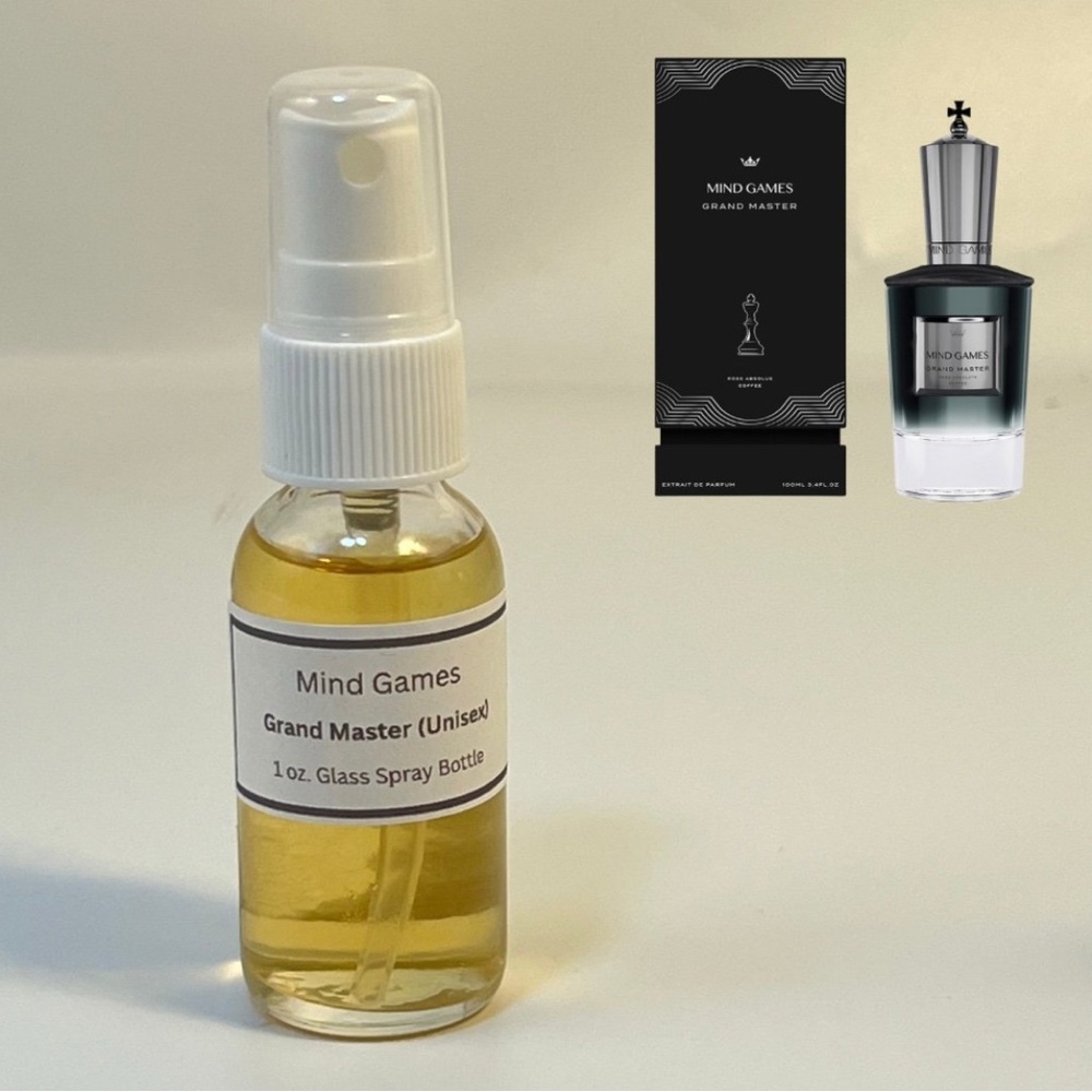 Mind Games Grand Master (unisex), Designer Oil 1 oz. Glass Spray Bottle